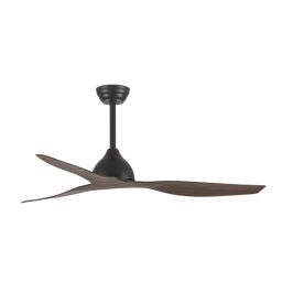 Plafonski ventilator sa daljinskim upravljačem, 132 cm, 30W, tamna boja drveta