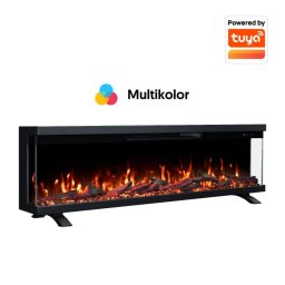 PROSTO smart elekt. panorama 50" 3u1 kamin 1800W