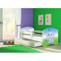 KREVET ZA DECU WHITE SA FIOKOM 180X80 ACMA 2 27