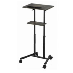 TVS-DESK-01-BK Gembird Mobilni sto sa toèkicima, 1110-1345 mm, crne boje