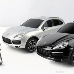 Rastar RC Porsche Cayenne 1:24 - crn, bel ( A013665 )