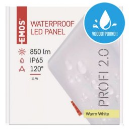 Emos led panel kvadratni exclusive 11w ww ip65 zv2131 ( 1938 )