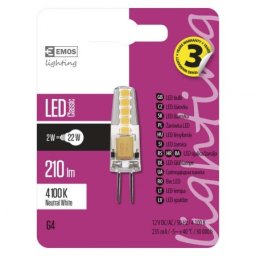 Emos led sijalica classic jc a++ 1.9W g4 nw zq8621 ( 1765 )