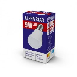 Alpha Star Led Sijalica, E27 -9W, 220V, Bela, 4000K ( E27 9W NB )