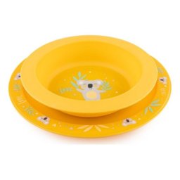 Canpol babies pribor za hranjenje exotic animals - yellow ( 56/523_yel )