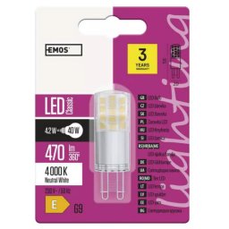 Emos sijalice LED sijalica classic jc 4,2w g9 nw emos zq9543 ( 2929 )
