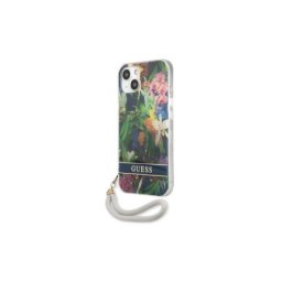 Guess Futrola za iPhone 13 Blue Flower Cord ( GSM165209 )