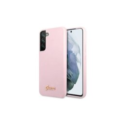 Guess futrola za Samsung S22 plus lavender script metal logo ( GSM116060 )