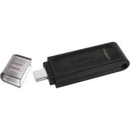 Kingston USB flas drive 128GB USB 3.2 DataTraveler 70 black DT70/128