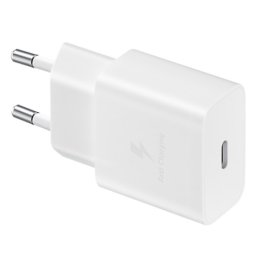 Samsung kucni punjac, usb-c 15w, beli ( ep-t1510-nwe )