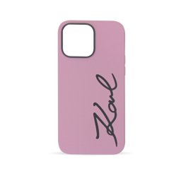 Karl Lagerfeld futrola za iPhone 14 pro max silicone signature purple ( KLHCP14XSKSVGU )
