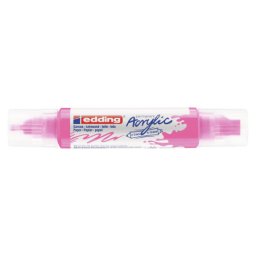 Edding akrilni marker E-5400 double-liner sa dva vrha neon roze ( 12MA54IN )