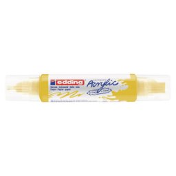 Edding akrilni marker E-5400 double-liner sa dva vrha žuta ( 12MA54G )