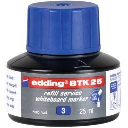 Edding refil za marker za belu tablu BTK 25, 25ml plava ( 09MM12E )