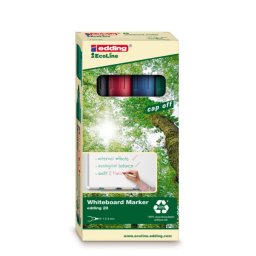 Edding marker za belu tablu E-28 1,5-3mm EcoLine, zaobljeni, set 1/4 sortirano ( 09M28Q )