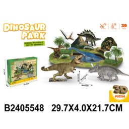 Puzzle za decu 3D Dinosaur Park ( 554805 )