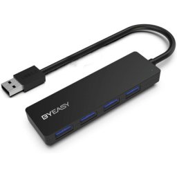 E-green USB 3.0 - HUB 4port USB 3.0 crni