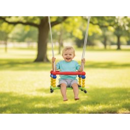 Dohany Dečija Ljuljaška 420 Swing - Šarena Plastična Ljuljaška sa Okvirom