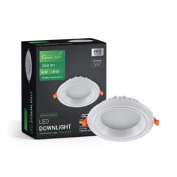 Green tech led spot ugr 6w 3cct okrugli ( DW-R03-6W-3CCT )