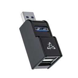 S box h 606 usb 3 portni hub 3.0 Black