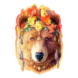 Wooden City Stylish Bear Wooden Puzzle L (250 Pieces) ( 058883 )