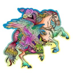 Wooden City Horse & Eagle Wooden Puzzle L (250 Pieces) ( 058882 )