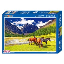 Slagalica Planinski pejzaž sa konjima 1000 komada ( 01-338000 )