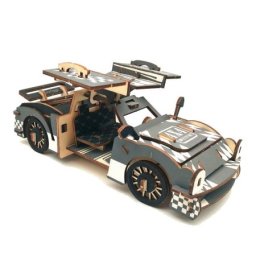 Čarolijashop 3d drvena slagalica - Trkački automobil ( 212)