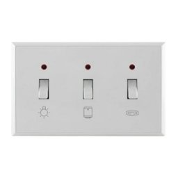 Elektronapon prekidač za kupatilo horizontalni sa indikacijom ( e1101095 )