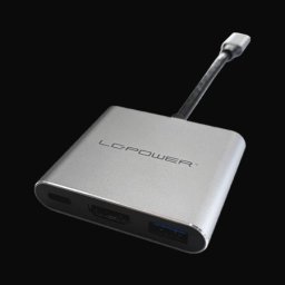 Lc power lc-hub-c-multi-4-v2 usb type c hub 1xusb3.0 ,1x type c-chargi usb ( 24100 )