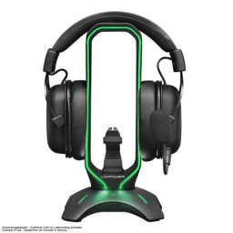 Lc power lc-hub-head-bungee usb3.0 hub with headphone holder & mouse bungee, rgb lighting usb ( 23520 )