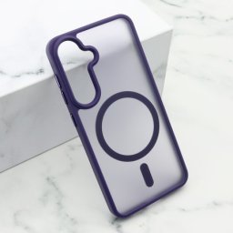 Futrola silky magsafe matte za samsung s921b galaxy s24 5g ljubicasta ( F115042 )