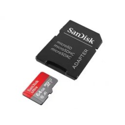 Sandisk ultra + adapter sdsquab-064g-gn6ma micro sd 64gb