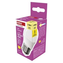 Emos zq6d11 sijalice Led sijalica classic mini globe 2,6w(25w) 350lm e27 ww ( 3620 )