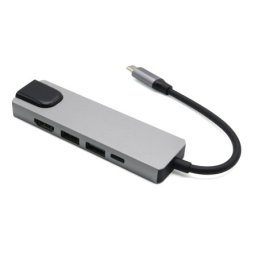 Hub type-c na hdmi type c 2xusb3.0 lan (5 u 1) ( HUB77 )