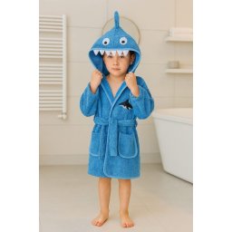 Ready Bade mantil Zoo - Plava Ajkula (10-12)