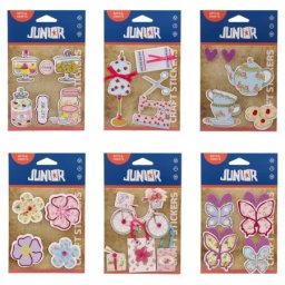 Junior crafty sticky kraft stikeri miks 4k ( 137603 )