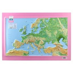 Junior mount everest reljefasta mapa a3 evropa roze ( B2C04882 )