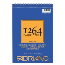 Fabriano 1264 sketch blok za skiciranje sa spiralom a4 90g 120 lista ( 190000 )