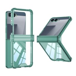 Futrola transparent color line za samsung f751b galaxy z flip 7 5g zelena (gkk case) ( F121526 )