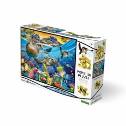 Puzzle 3d 100pcs turtle beach 31x23cm 10686 ( 114/10686 )