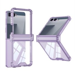 Futrola transparent color line za samsung f751b galaxy z flip 7 5g ljubicasta (gkk case) ( F121523 )