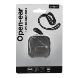 Gembird OWS-01-BK bluetooth V5 open-ear slusalice, TWS, black