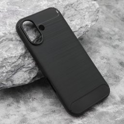 Futrola silikon brushed za iphone 17 (6.3) crna ( F121413 )