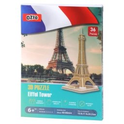 Ozzo 3d puzzle slagalica 3d ajfelov toranj 36k ( 882419 )