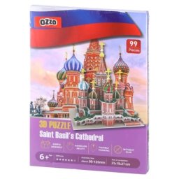 Ozzo 3d puzzle 3d slagalica hram vasilija blaženog 99k ( 882427 )