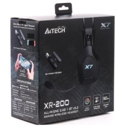 A4Tech A4-XR-200 X7 gejmerske slusalice sa mikrofonom, SURROUND, 50mm/16ohm, USB, LED,Bluetooth+2,4G