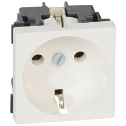 Legrand 278210l Priključnica 2POL+E bela MOSAIC