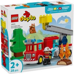 Lego 10473 Vatrogasni kamion sa crevom i vatrogascem ( 10473 )