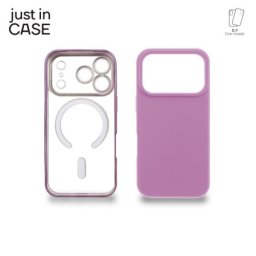 Just in case 2u1 Extra case MAG MIX PLUS paket maski za telefon za iPhone 17 Pro LjUBIČASTI ( MAGPL123PR )
